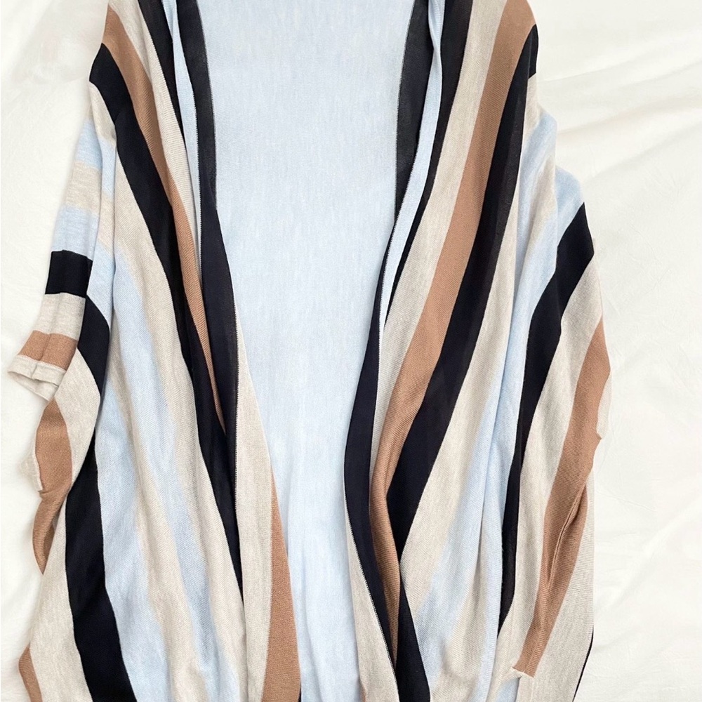 H&M Multicolor Striped Swim Coverup
